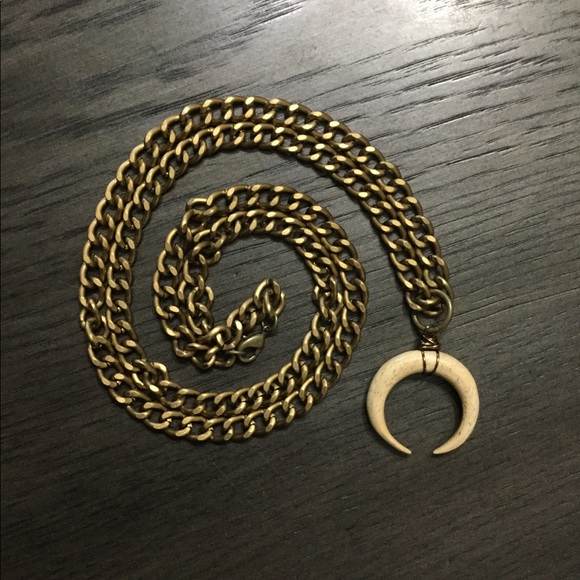 Crescent Moon Necklace - Picture 4 of 4